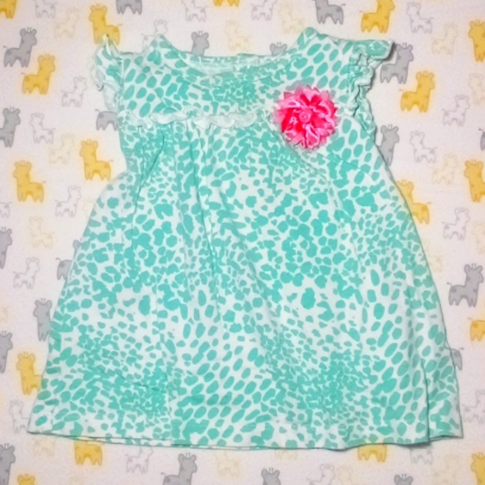 2/$15 EUC Spotted Ruffle Dress